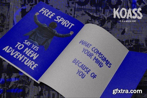KOASS - It Is a Brush Font