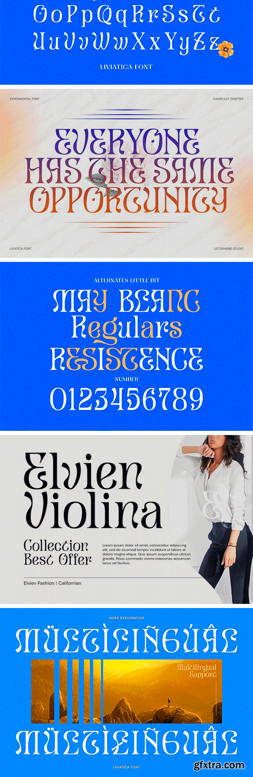 LIVIATICA - Display Font LIVIATICA - Display Font