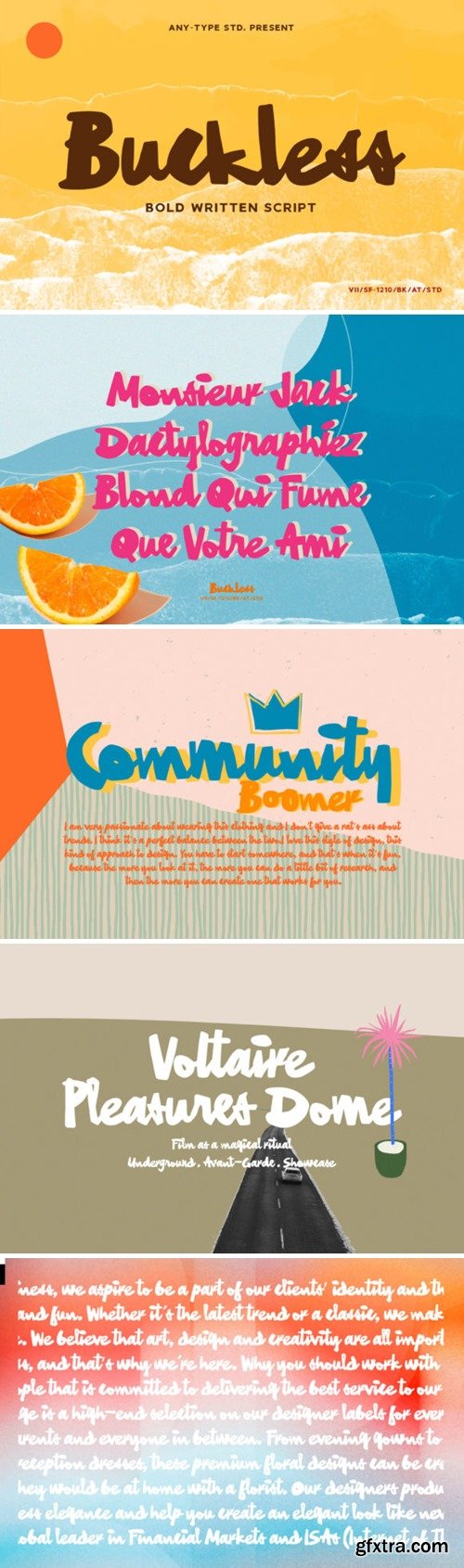 Buckless Script Font