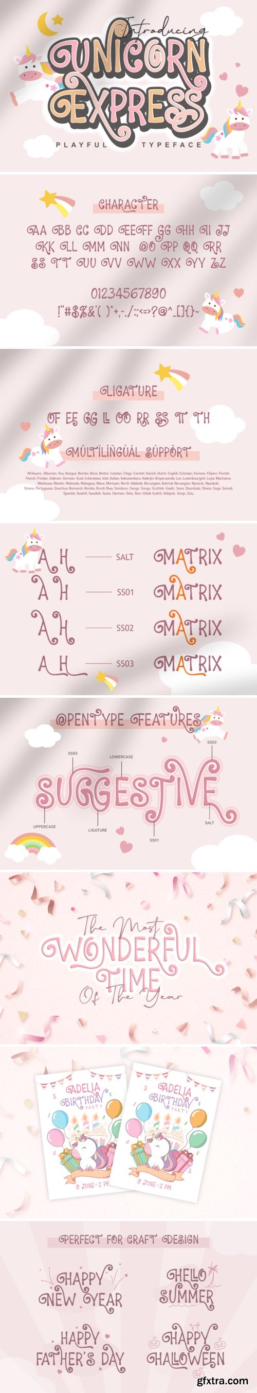 Unicorn Express Font