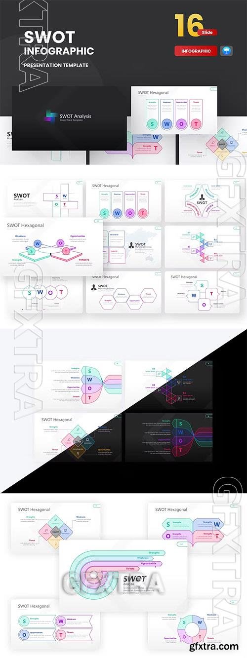 SWOT infographic Outline Keynote Template EEPYNYF