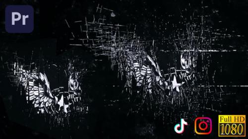 Videohive - Dark Glitch - Grunge Logo Reveal | Premiere Pro - 36834905 - 36834905