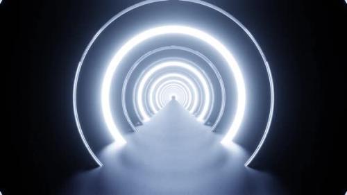 Videohive - Cold Ring Tunnel Vj Loop Background HD - 36793955 - 36793955