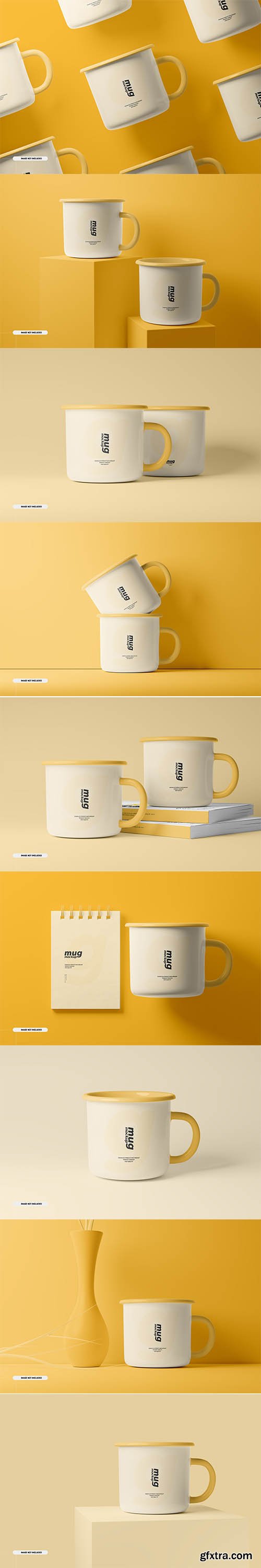 Enamel Mug Mockup