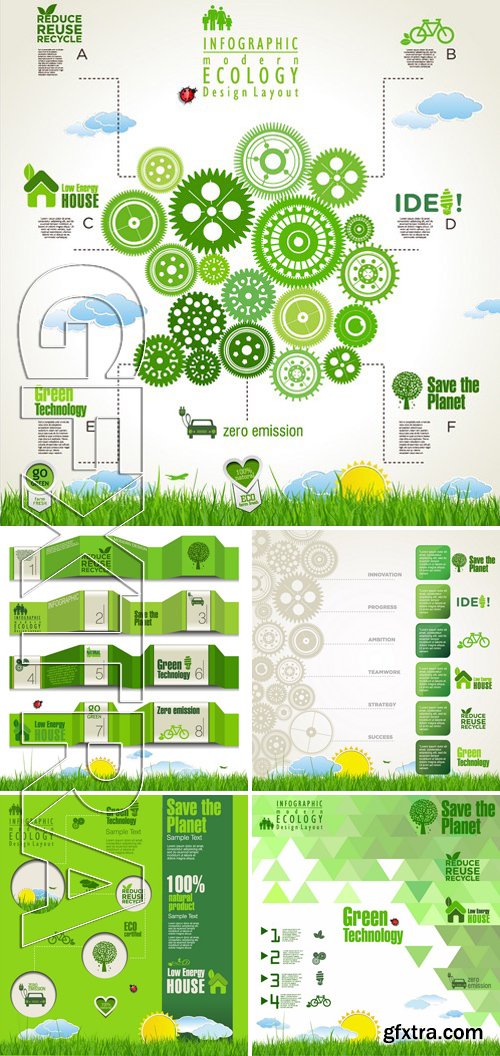 SS - Eco and Bio Infographic template 8