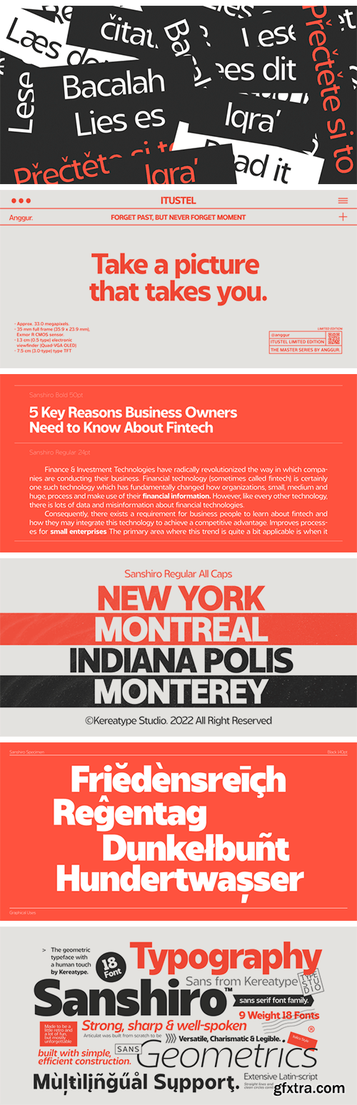 Sanshiro Font Family Sanshiro Font Family