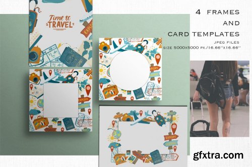 CreativeMarket - Traveling. Graphic collection 6288916