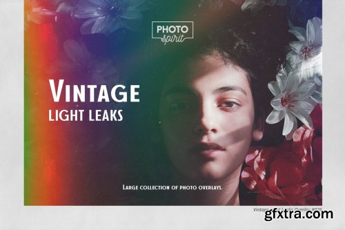 CreativeMarket - Vintage Light Leaks Overlays 7034389