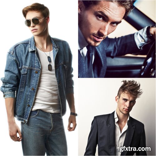 Fashionable Young Men 02 - Stock Photos