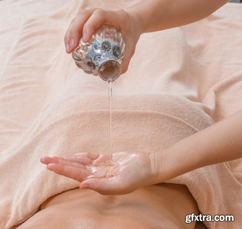 Scrub massage body treatment in Thai spa