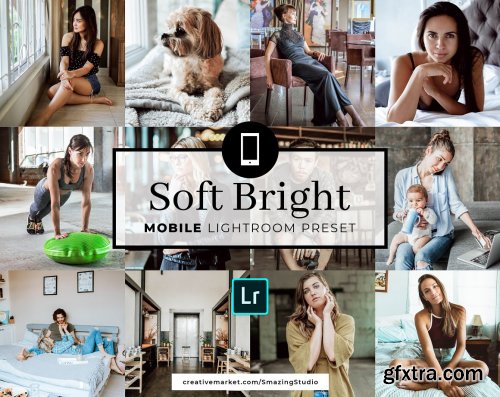 CreativeMarket - Mobile Lightroom Preset Soft Bright 3383104
