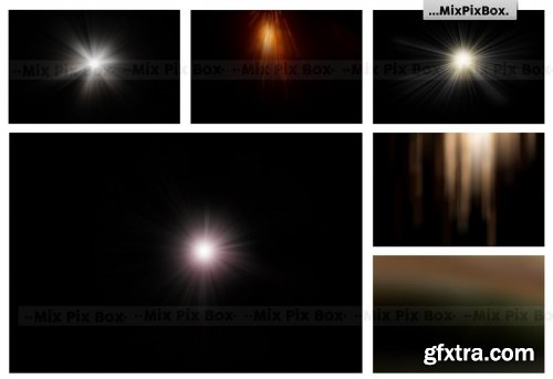 CreativeMarket - Sun Rays Photo Overlays 6043690