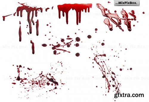 CreativeMarket - Blood Photo Overlays 5326599
