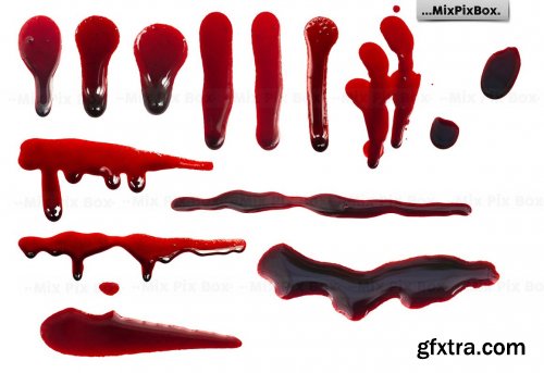 CreativeMarket - Blood Photo Overlays 5326599