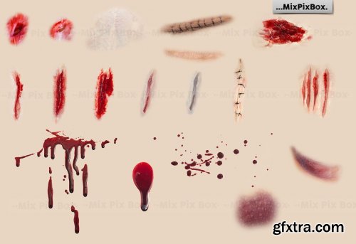 CreativeMarket - Wounds and Scars Overlays 5326626