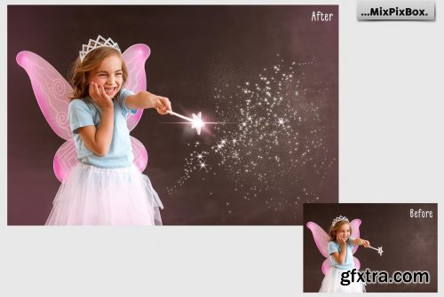 CreativeMarket - Magic Sparks Overlays 5326473