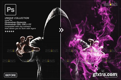 Fire background, Photoshop overlay, Burn overlays, Neon Fire