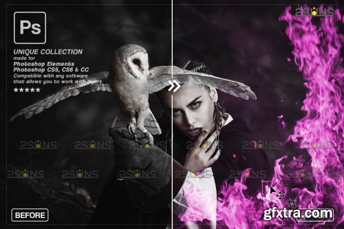 Fire background, Photoshop overlay, Burn overlays, Neon Fire