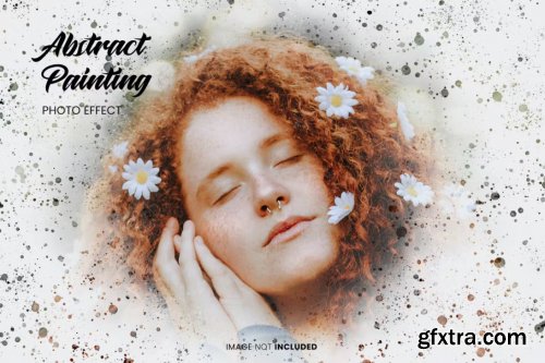 Abstract painting photo effect