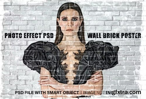 Wall brick photo effect