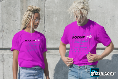 LifeStyle T-shirt Mockup Template