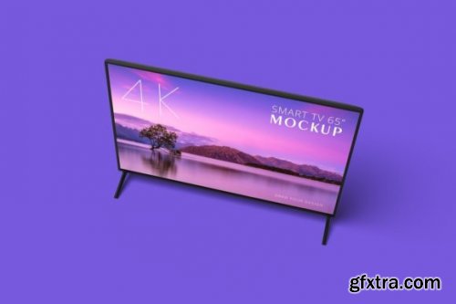  Realistic Smart TV Photoshop Mockup