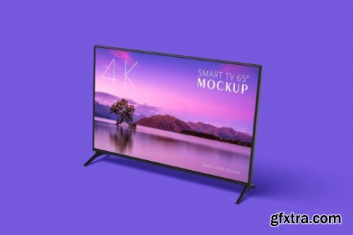  Realistic Smart TV Photoshop Mockup