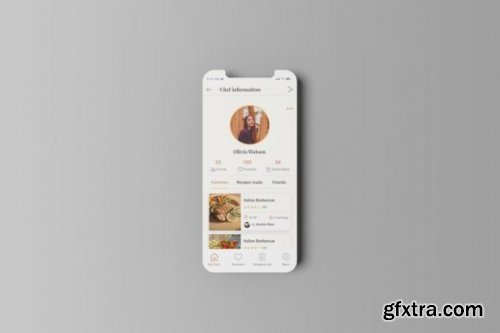  App UI Mockup / Phone Screen Mockup