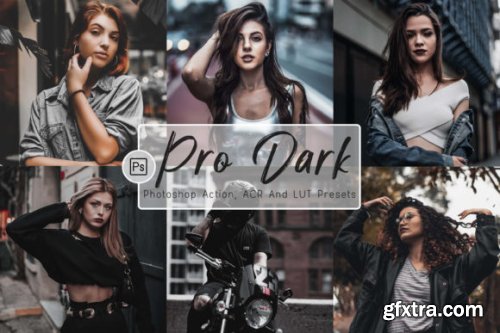  Pro Dark Photoshop Action, ACR and LUT