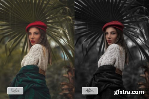  Pro Dark Photoshop Action, ACR and LUT