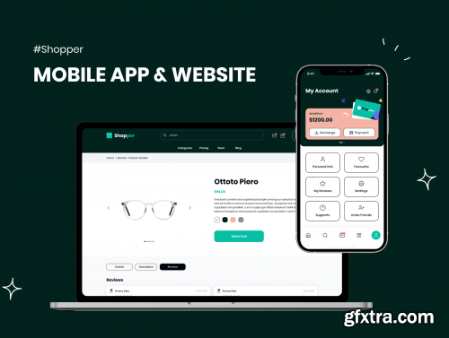 Shopper - Ecommerce Mobile App & Website