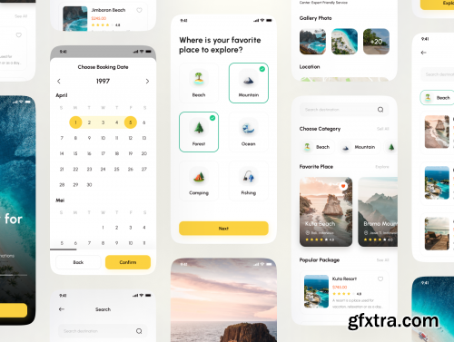 Traver - Traveling UI Kit Apps