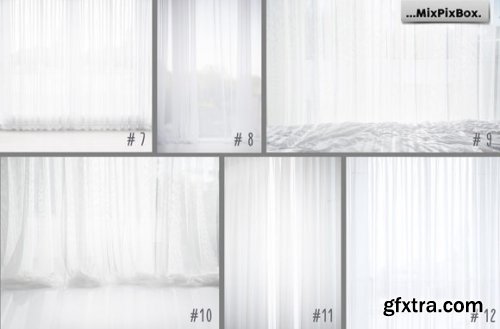 White Sheer Curtain Backgrounds
