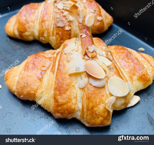 Fresh and tasty croissants - Stock Photos