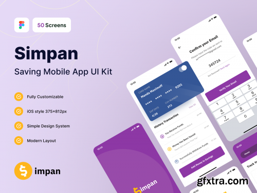 Simpan - Saving App UI Kit