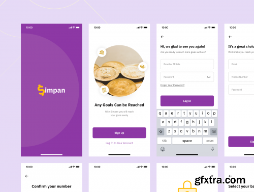 Simpan - Saving App UI Kit