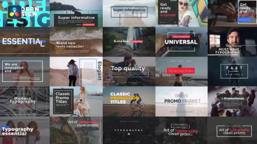 Videohive - Essential Titles V.2 - 36449343 - 36449343