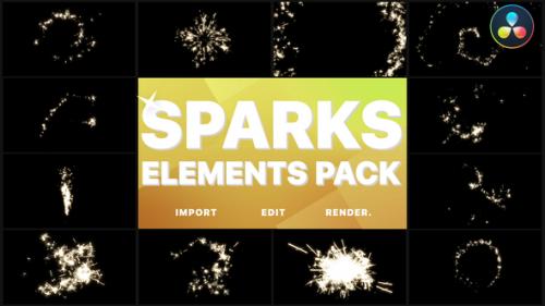 Videohive - Sparks Pack | DaVinci Resolve - 36473508 - 36473508