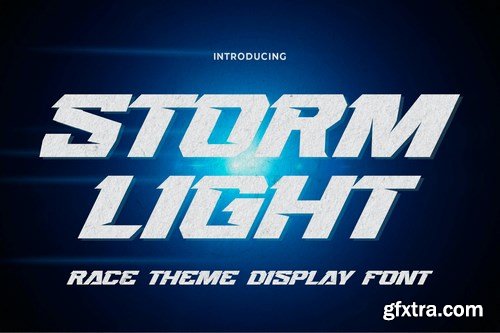 STORMLIGHT - Race Theme Display Font