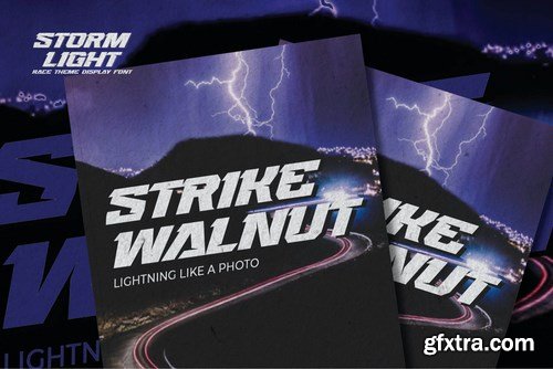 STORMLIGHT - Race Theme Display Font