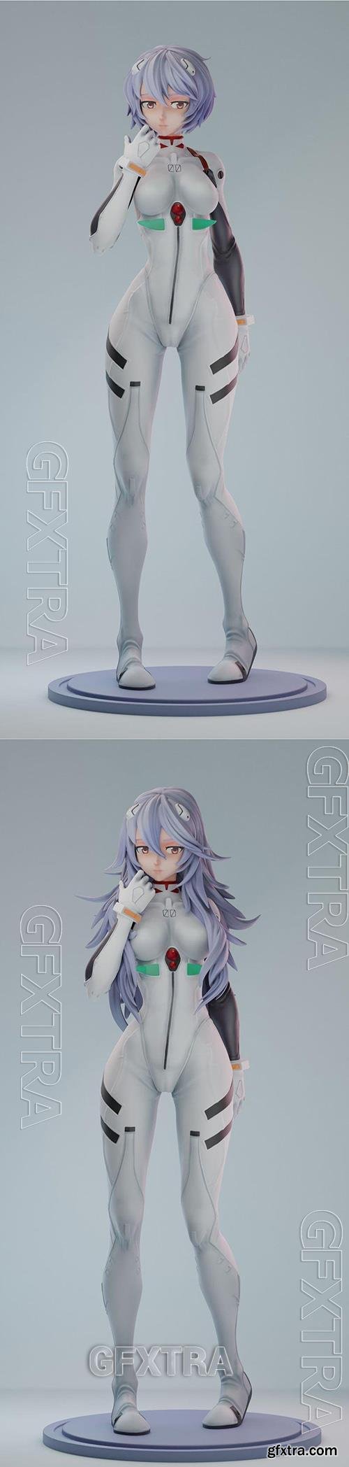 Ayanami Rei 3D Printable Ayanami Rei 3D Printable