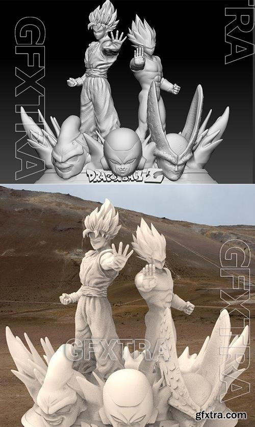 Goku and Vegeta we will win 3D Printable