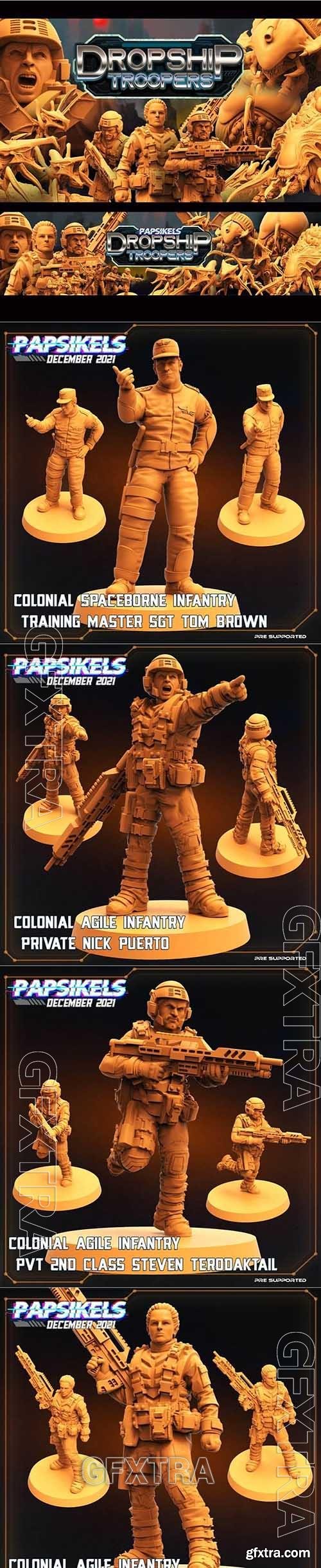 Dropship Troopers December 2021 3D Printable