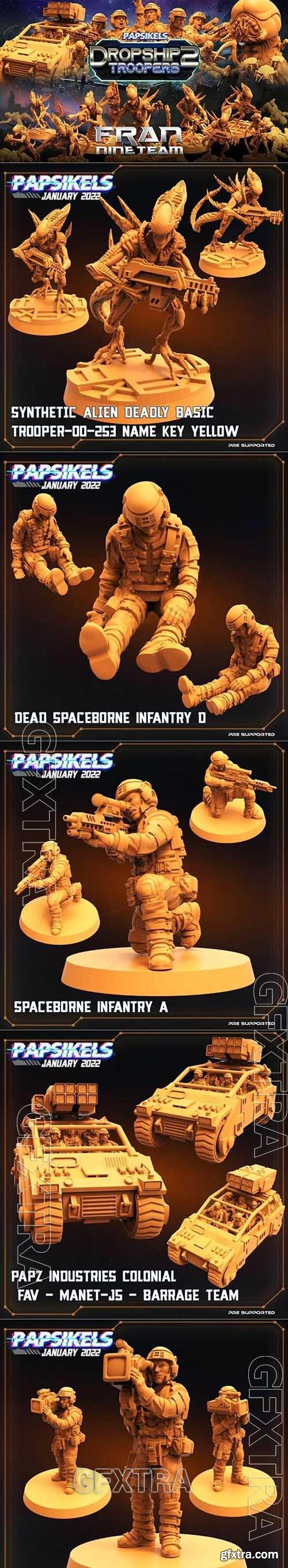 Dropship Troopers 2 January 2022 3D Printable Dropship Troopers 2 January 2022 3D Printable