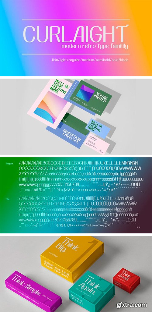 Curlaight Font Family Curlaight Font Family
