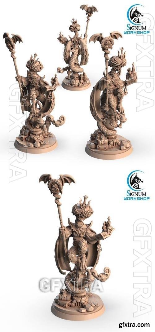 Sadaresh, the Great Ophidian Sorcerer 3D