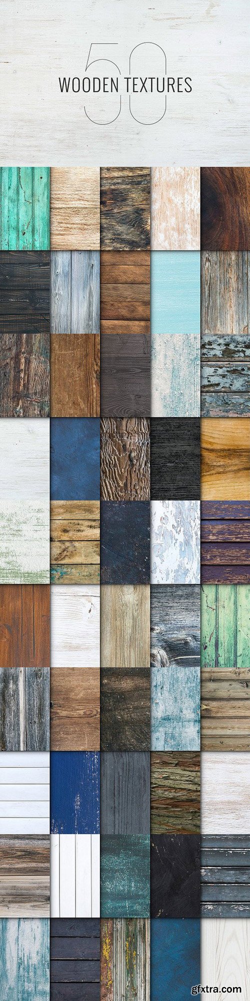 50 Wooden Textures
