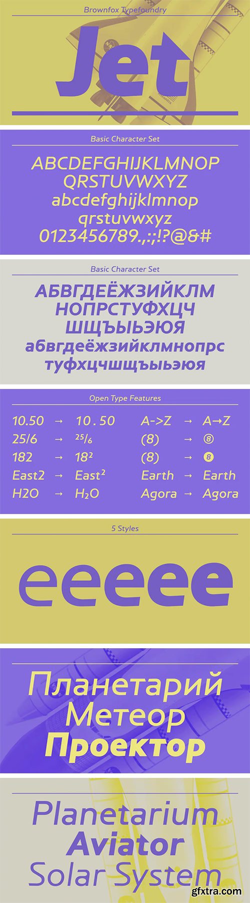 Jet Font Family Jet Font Family