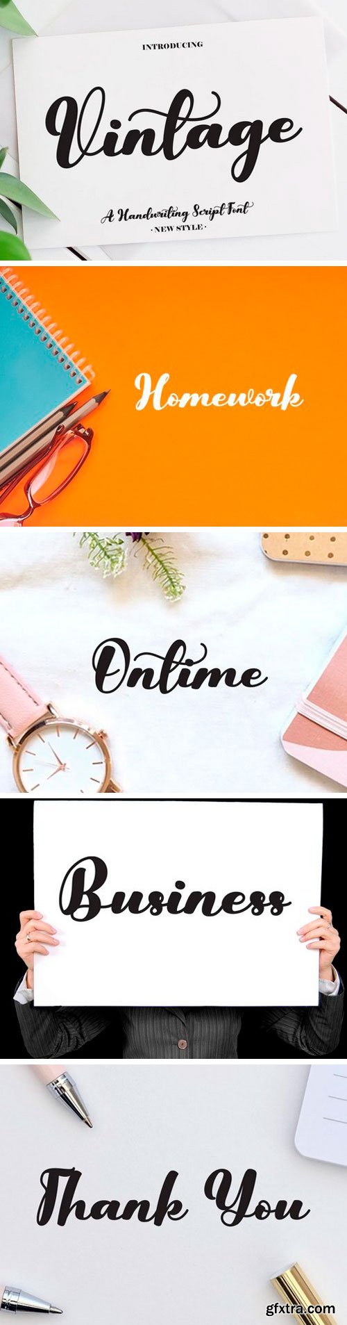 Vintage Script Typeface