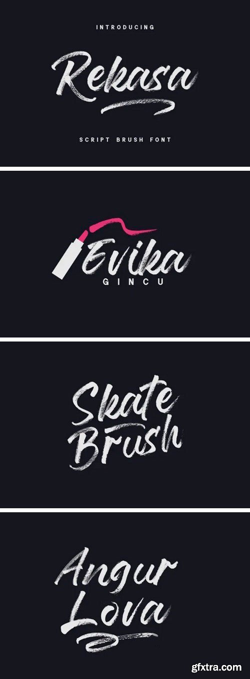 Rekasa Brush Font